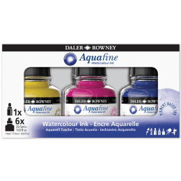 Intro Ink Aquarelle set 6x29,5 ml in the group Art Supplies / Artist colours / Watercolor Paint at Pen Store (132932)