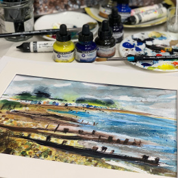 Intro Ink Aquarelle set 6 x 29,5 ml in the group Art Supplies / Artist colours / Watercolour Paint / Liquid watercolour at Pen Store (132932) Intro Ink Aquarelle set 6 x 29,5 ml in the group Art Supplies / Artist colours / Watercolour Paint / Liquid watercolour at Pen Store (132932)