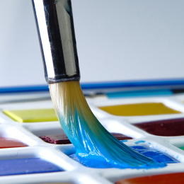 Watercolour Travel set 12  ½ -Half pans  in the group Art Supplies / Artist colours / Watercolour Paint / Watercolour pans at Pen Store (132936)