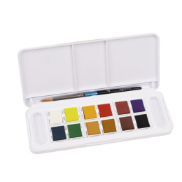 Watercolour Travel set 12  ½ -Half pans  in the group Art Supplies / Artist colours / Watercolour Paint / Watercolour pans at Pen Store (132936)