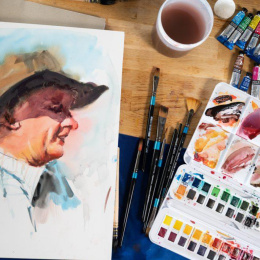 Watercolour Studio 48  ½ -Half pans  in the group Art Supplies / Artist colours / Watercolour Paint / Watercolour pans at Pen Store (132940)