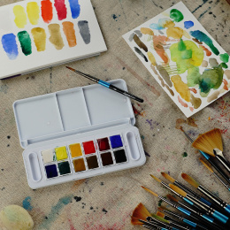 Watercolor brush series 48 Fan Nr 4 in the group Art Supplies / Brushes / Watercolour Brushes at Pen Store (132949)