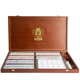 Horadam Aquarell Wood 140-set in the group Art Supplies / Artist colours / Watercolour Paint / Watercolour pans at Pen Store (132973)