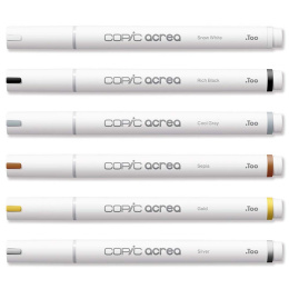 Acrea Paint Marker Set of 6 Essential Colours in the group Pens / Artist Pens / Illustration Markers at Pen Store (133045)