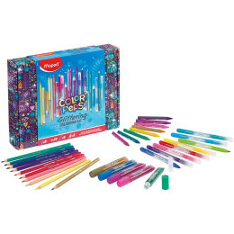 Color'Peps Glittering Colouring kit 31 pcs in the group Kids / Kids' Pens / Coloring Pencils for Kids at Pen Store (133075)