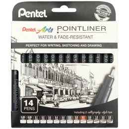 Pointliner Set of 14 in the group Pens / Writing / Fineliners at Pen Store (133076)