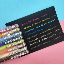 Mattehop Gel Roller Pen Sweet Colours Pack of 7 in the group Pens / Writing / Gel Pens at Pen Store (133080)