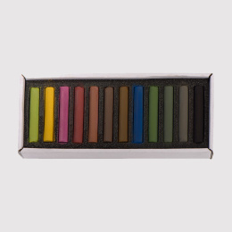 Soft Pastels Dark 12-set in the group Art Supplies / Crayons & Graphite / Pastel Crayons at Pen Store (133363)