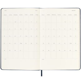 12M Daily Calendar 2025 Hardcover Large Sapphire Blue in the group Paper & Pads / Planners / 12-Month Planners at Pen Store (133766)