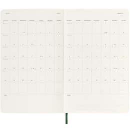 12M Daily Calendar 2025 Softcover Large Myrtle Green in the group Paper & Pads / Planners / 12-Month Planners at Pen Store (133768)