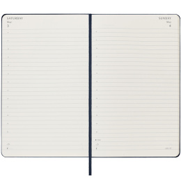 12M Daily Calendar 2025 Hardcover Pocket Black in the group Paper & Pads / Planners / 12-Month Planners at Pen Store (133770)