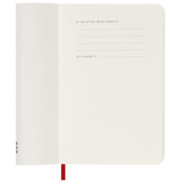 12M Weekly Notebook 2025 Hardcover Large Red in the group Paper & Pads / Planners / 12-Month Planners at Pen Store (133797)