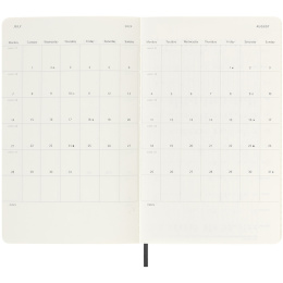 12M Weekly Notebook Softcover 2025 XL Black in the group Paper & Pads / Planners / 12-Month Planners at Pen Store (133809)