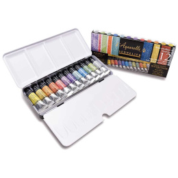 l'Aquarelle Watercolour Iridescent Colours 12x10 ml in the group Art Supplies / Artist colours / Watercolor Paint at Pen Store (133816)