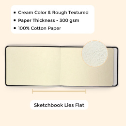 Sketchbook Square 100% Cotton 300g in the group Paper & Pads / Artist Pads & Paper / Sketchbooks at Pen Store (133840)