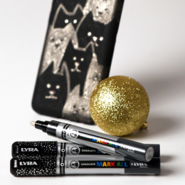 Mark All Glittermarker 2mm in the group Pens / Artist Pens / Acrylic Markers at Pen Store (133860)