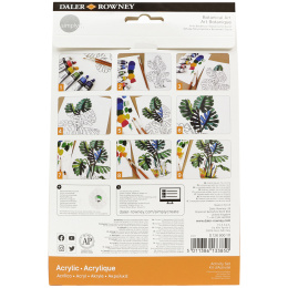 Simply Painting plants with acrylic paint step-by-step in the group Art Supplies / Artist colours / Acrylic Paint at Pen Store (133866)