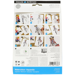 Simply Painting fashion designs with watercolours step-by-step in the group Art Supplies / Artist colours / Watercolor Paint at Pen Store (133869)