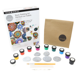 Simply Create on stones step-by-step in the group Hobby & Creativity / Paint / Hobby Paint at Pen Store (133871)