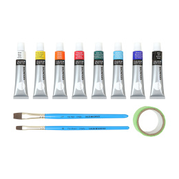 Simply Discover masking step-by-step in the group Art Supplies / Artist colours /  Gouache at Pen Store (133872)