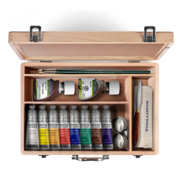 Galeria Acrylic Wooden Box 15-set in the group Art Supplies / Artist colours / Acrylic Paint at Pen Store (134067)