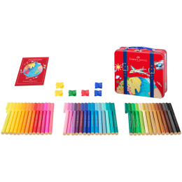 Connector Felt-Tip Pens Metal Case 40-set in the group Kids / Kids' Pens / Felt Tip Pens for Kids at Pen Store (134072)