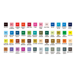 Clean Color Real Brush Set 48 pcs in the group Pens / Artist Pens / Brush Pens at Pen Store (134098)