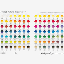 l'Aquarelle Watercolour Half Pan (Price Group 2) in the group Art Supplies / Artist colours / Watercolor Paint at Pen Store (134186_r)