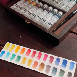 Horadam Aquarell Wooden Box 24x15 ml in the group Art Supplies / Artist colours / Watercolor Paint at Pen Store (134340)