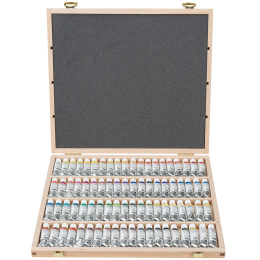 Horadam Aquarell Wooden Box 80x5 ml in the group Art Supplies / Artist colours / Watercolor Paint at Pen Store (134341)