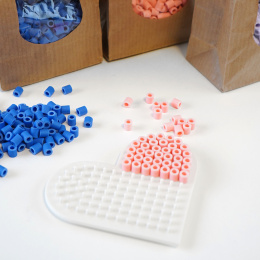 BioBeads Pegboard Midi Heart in the group Kids / Fun and learning / Tube beads and pegboards / Pegboard at Pen Store (134408)