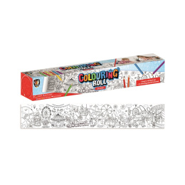 Colouring roll + pens Funfair 2,5 m in the group Kids / Fun and learning / Activity & Coloring Books at Pen Store (134421)