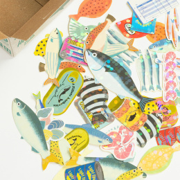 Hako Stickers Hunter Seafood in the group Hobby & Creativity / Create / Stickers at Pen Store (134445)