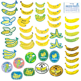 Hako Stickers Bananas in the group Kids / Fun and learning / Sticker for children at Pen Store (134459)