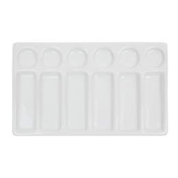 Artists porcelain palette rectangular 12x20 cm in the group Art Supplies / Studio / Palettes at Pen Store (134469)