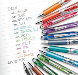 EnerGel BL77 Rollerball 12-set 07 in the group Pens / Writing / Gel Pens at Pen Store (134574)