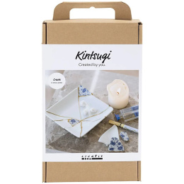 DIY Kintsugi Repair kit Porcelain platter in the group Hobby & Creativity / Techniques / Kintsugi at Pen Store (134607)