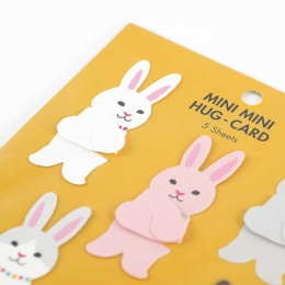 Mini cards Rabbit Pack of 5 in the group Hobby & Creativity / Holidays and seasons / Cards and envelopes at Pen Store (134624)