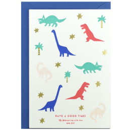 Greeting card Dinosaurs in the group Hobby & Creativity / Holidays and seasons / Cards and envelopes at Pen Store (134627)