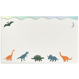 Cards with envelopes 5-pack Dinosaurs in the group Hobby & Creativity / Holidays and seasons / Cards and envelopes at Pen Store (134632)