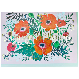 Greeting card Poppy in the group Hobby & Creativity / Holidays and seasons / Cards and envelopes at Pen Store (134810)