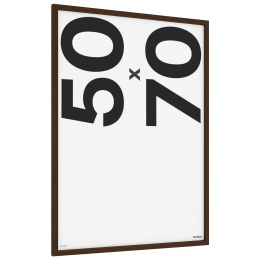 Wooden Frame Walnut Finish 50x70 cm in the group Hobby & Creativity / Organize / Frames / Walnut-coloured frames at Pen Store (135076)