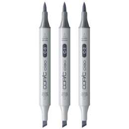 Ciao Shade Set Light Cool Gray Pack of 4 in the group Pens / Artist Pens / Illustration Markers at Pen Store (135147)