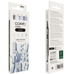 Ciao Shade Set Light Cool Gray Pack of 4 in the group Pens / Artist Pens / Illustration Markers at Pen Store (135147)