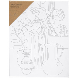 Canvas with print 24x30cm 360g Floral still life in the group Art Supplies / Studio / Artist Canvas / Acrylic canvas at Pen Store (135414)