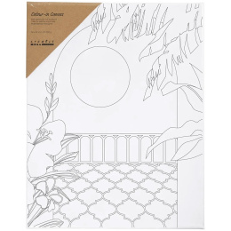 Canvas with print 24x30cm 360g Sunny patio in the group Art Supplies / Studio / Artist Canvas / Acrylic canvas at Pen Store (135418)