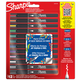 Creative Marker Brush Tip Pack of 12 in the group Pens / Artist Pens / Acrylic Markers at Pen Store (135429)