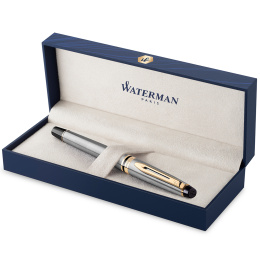 Expert Steel/Gold Fountain pen in the group Pens / Fine Writing / Fountain Pens at Pen Store (135459_r)