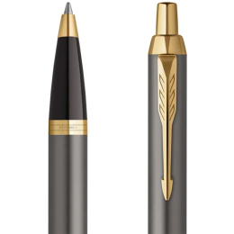 IM Grey/Gold Ballpoint in the group Pens / Fine Writing / Ballpoint Pens at Pen Store (135474)