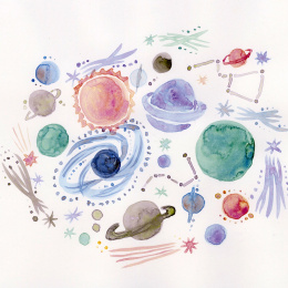 Gansai Tambi Aquarelle 5-set Granulating Colors 2 in the group Art Supplies / Artist colours / Watercolour Paint / Watercolour pans at Pen Store (135537)